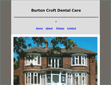 Tablet Screenshot of burtoncroftdentalcare.org